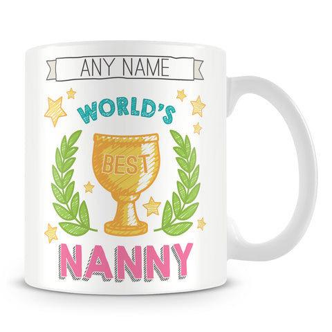 Worlds Best Nanny Award Mug