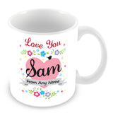 Sam Mug - Love You Sam Personalised Gift
