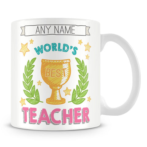 Worlds Best Teacher Award Mug