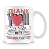 Teaching Assistant Thank You Mug