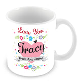 Tracy Mug - Love You Tracy Personalised Gift