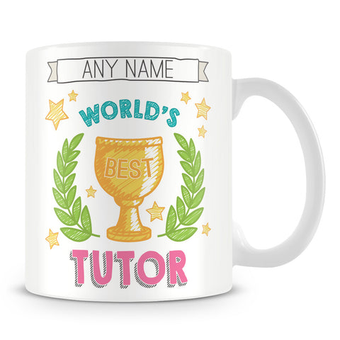 Worlds Best Tutor Award Mug