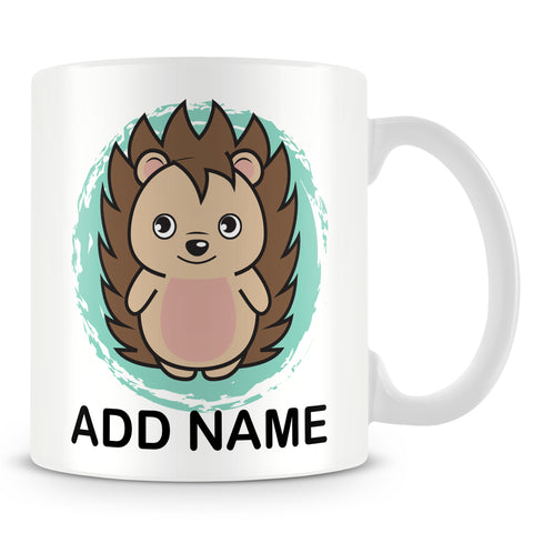 Hedgehog mug for Kids - Personalise with Name