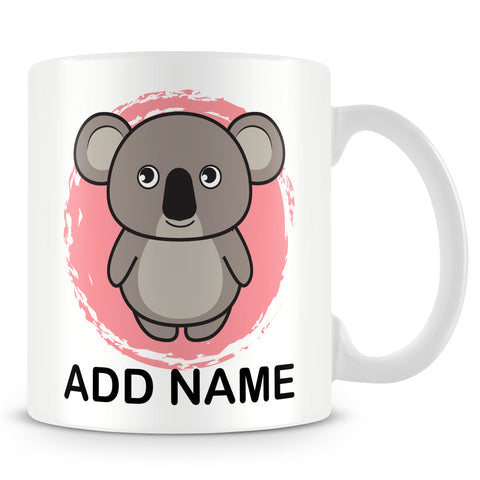 Koala mug for Kids - Personalise with Name