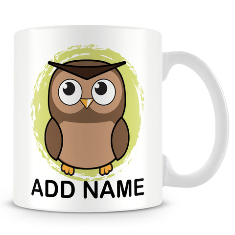 Owl mug for Kids - Personalise with Name