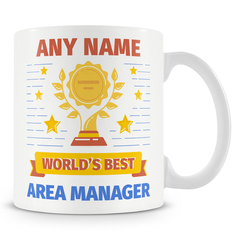 Area Manager Mug - Worlds Best Area Manager