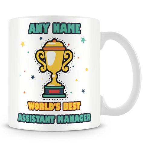 Assistant Manager Mug - Worlds Best Trophy