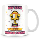 Assistant Manager Mug - Worlds Best Trophy
