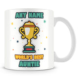 Auntie Mug - Worlds Best Trophy