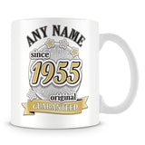 Mug with Year and Name Gold