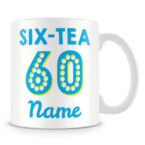 Birthday Tea Personalised Mug – Blue