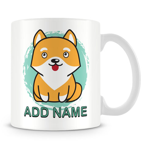 Dog mug for Kids - Personalise with Name