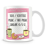 Personalised Mug - Add Name and Drink