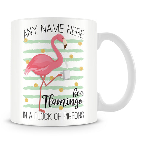 Flamingo Personalised Mug