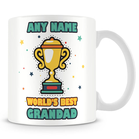 Grandad Mug - Worlds Best Trophy