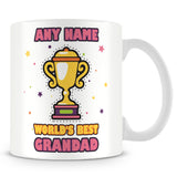 Grandad Mug - Worlds Best Trophy