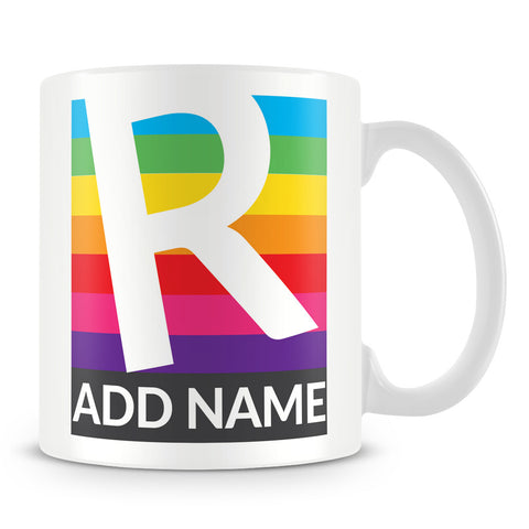 Initials Mug - Rainbow