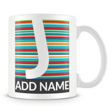 Initials Mug - Stripes