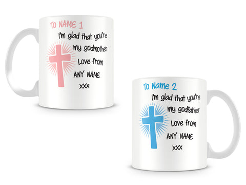 Godmother and Godfather Personalised Mugs