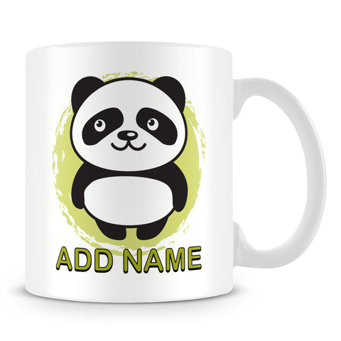 Panda mug for Kids - Personalise with Name