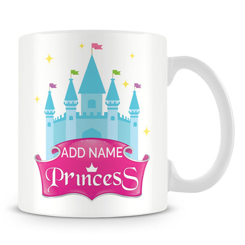 Princess Castle Personalised Mug
