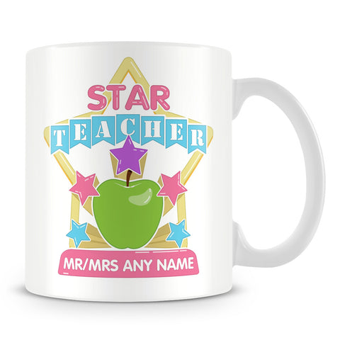 Star Teacher Personalised Mug