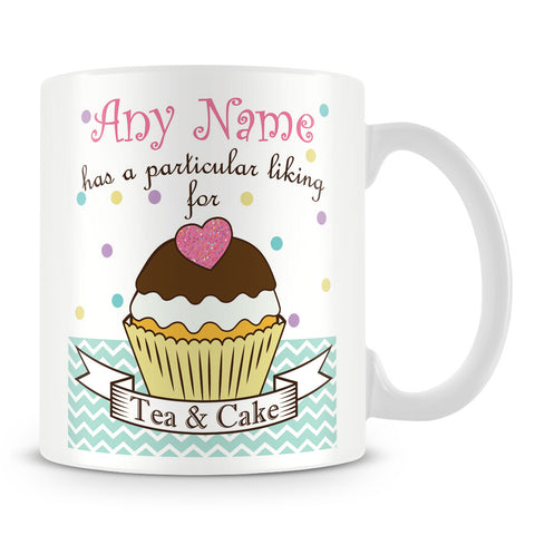 Tea and Cake' Personalised Mug