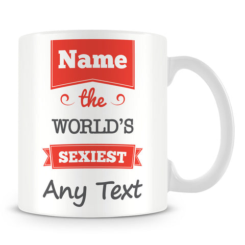 The Worlds Sexiest Personalised Mug – Red