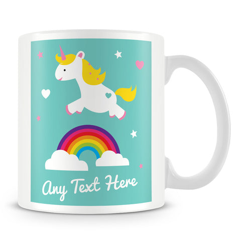 Unicorns and Rainbows Customised Mug