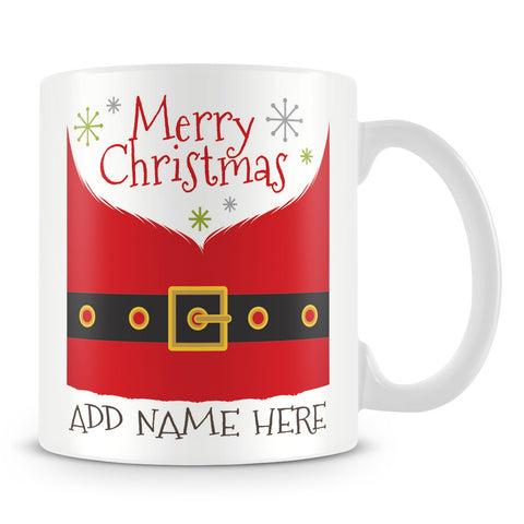 Christmas Personalised Message Mug – Front
