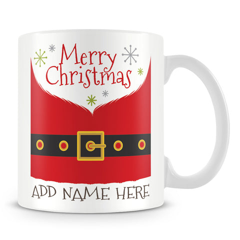 Christmas Personalised Message Mug – Front
