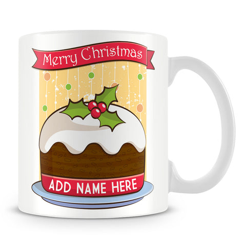 Christmas Pudding Personalised Mug